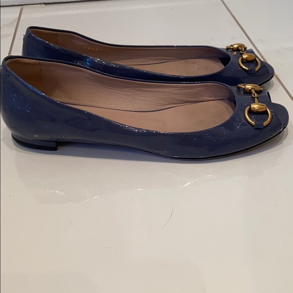 Gucci Peep toe ballet flats - Picture 3 of 6